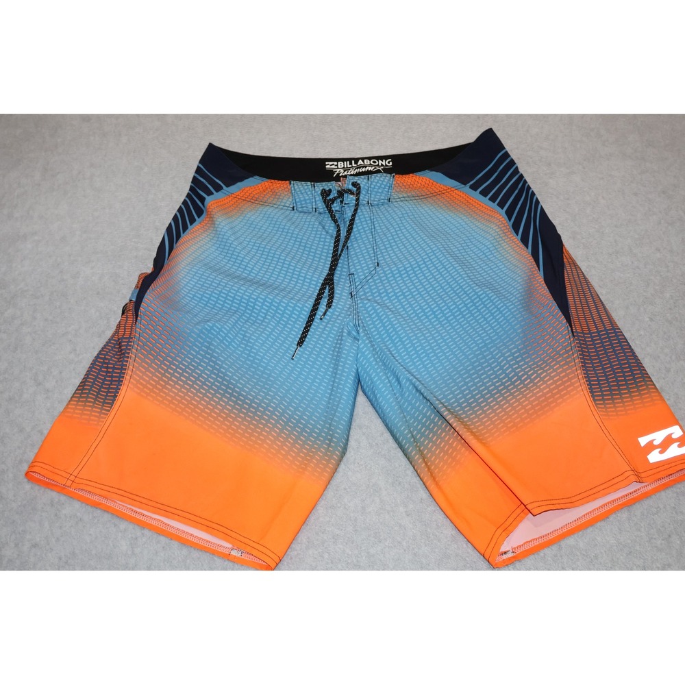 Billabong Board Shorts Mens 34 Platinum X Recycler Series Fade Surf Swimming